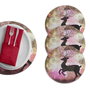 Hermia Salvamanteles Multicolor Set de 4 Piezas de 37 cm